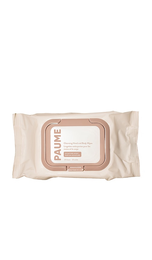 Paume Cleansing Hand & Body Wipes in Signature Scent.
