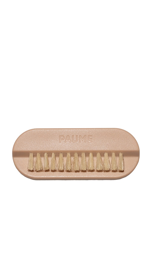 Paume Hand & Nail Brush in Matte Rose.