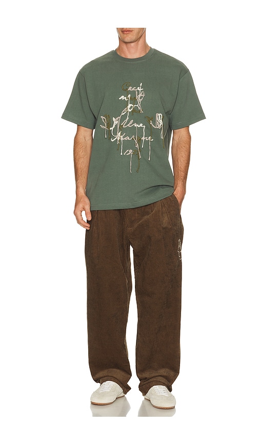  Pas Une Marque Shirt Ceci In Green. Größe S. Also In M, L, Xl/1x. 