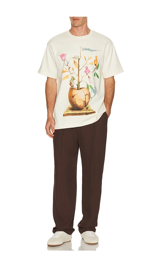  Pas Une Marque Shirt Apple Lenin In Cream. Größe S. Also In M, L, Xl/1x. 
