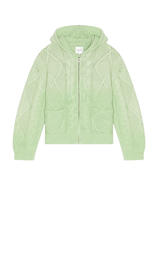 SWEAT À CAPUCHE ZIP UP CABLE KNIT en . Taille L. Also en M, XL/1X - Found - Modalova