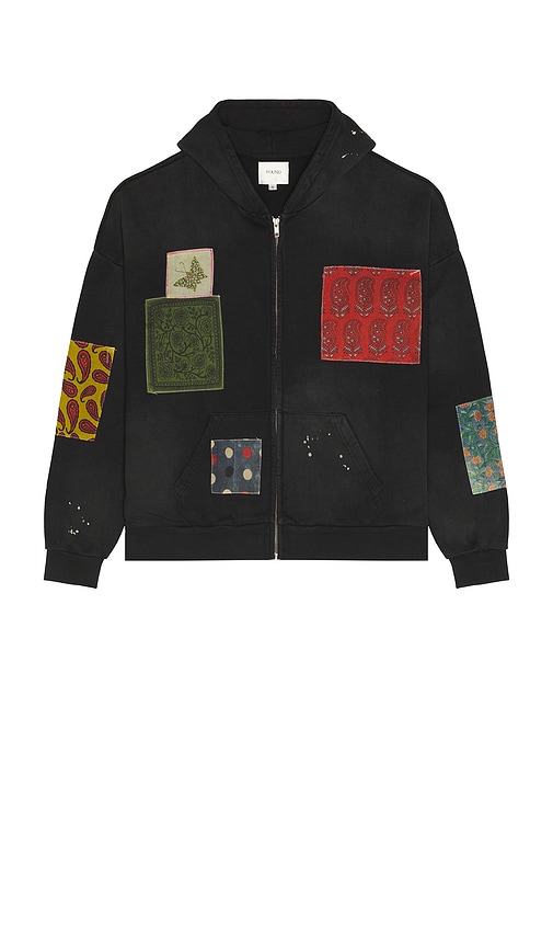 トップス PALACE 25SPRING PATCHWORK ZIP KNIT BLACK Patchwork Zip Knit Black - Spring 2025 - Palace Community