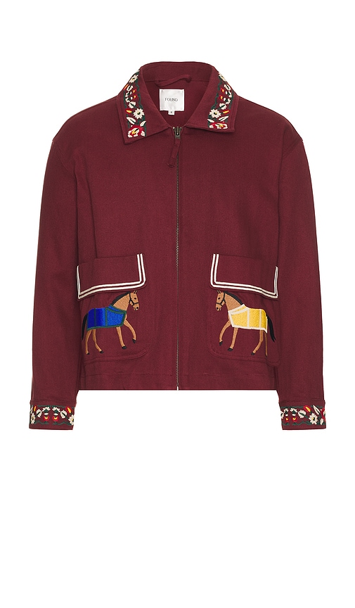 Found Oxblood Horse Equine Jacket in Oxblood | REVOLVE