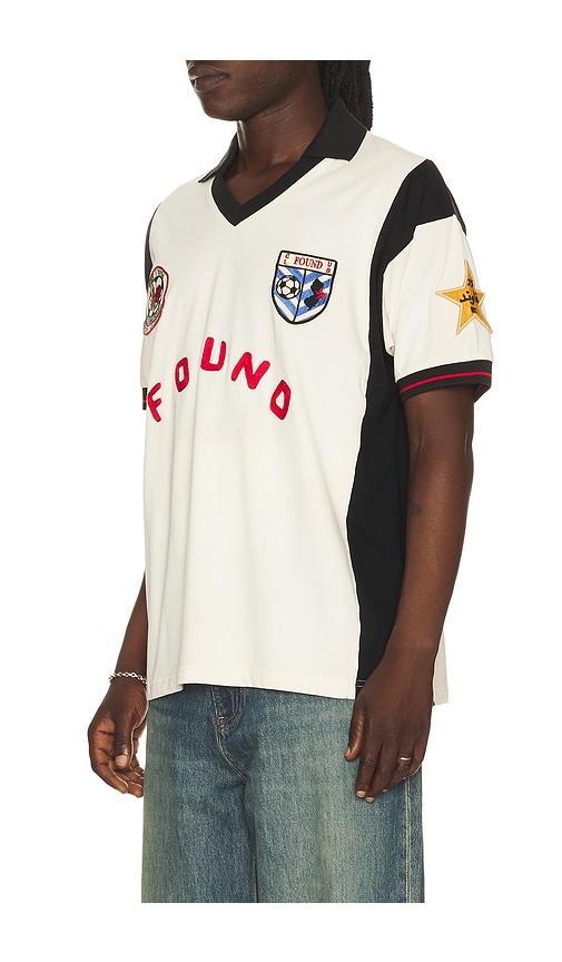 Found Embroidered-patch Panelled T-shirt In Gray