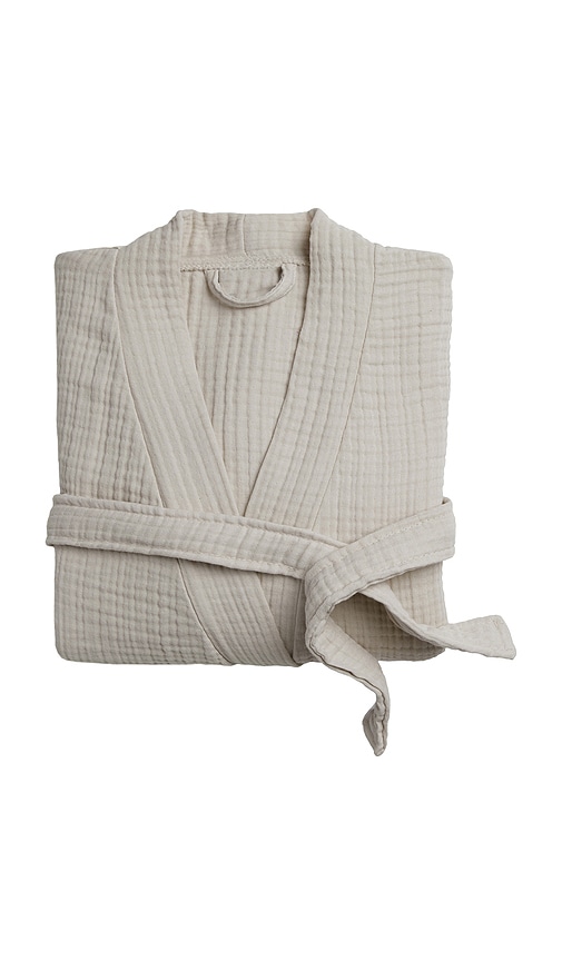 Cloud Cotton Robe in Bone
