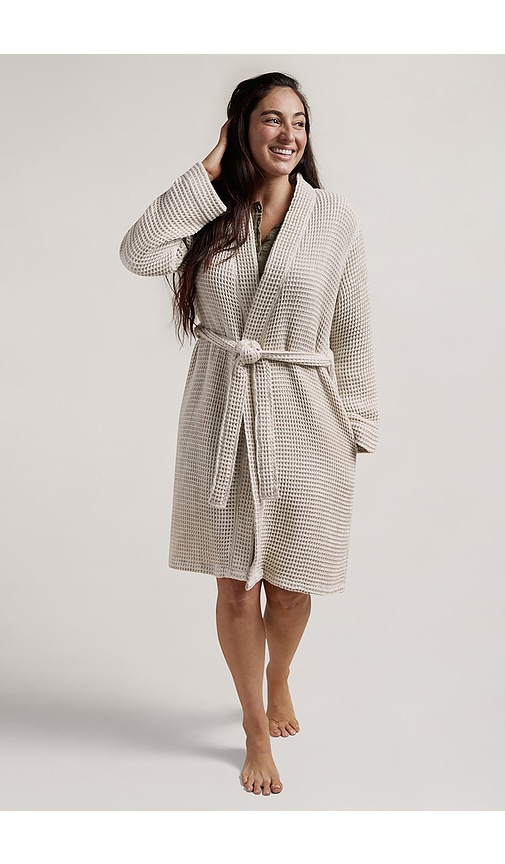 Shop Parachute Waffle Robe In Tan