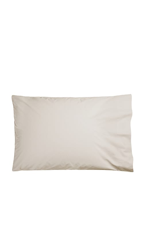Parachute Percale Pillowcase Set In Bone