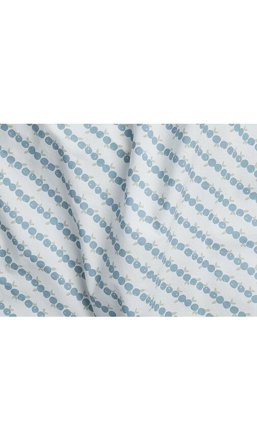 Parachute Percale Crib Sheet In Blue