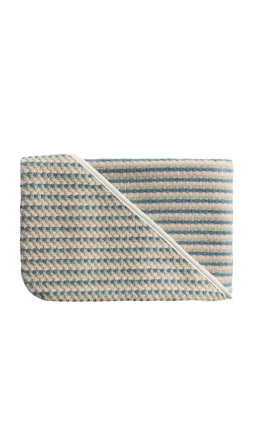 Parachute Organic Mini Mosaic Hooded Toddler Towel