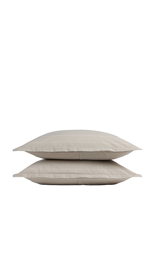 Parachute Brushed Cotton Sham Set en Cream Taille STANDARD Also en 93€
