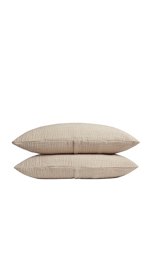 Parachute Organic Cloud Cotton Sham Set In Natural