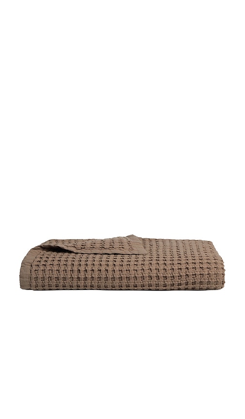 Parachute Waffle Cotton Throw in Mink REVOLVE