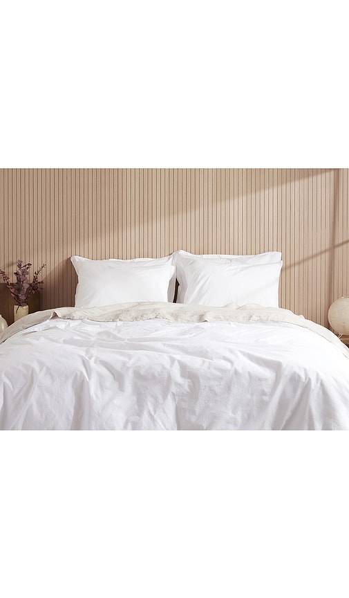  Parachute Percale Sham Set In White. Size Standard. Also In . 
