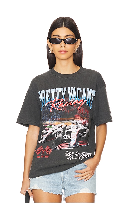 Shop Pretty Vacant La Racing Tee In 黑色