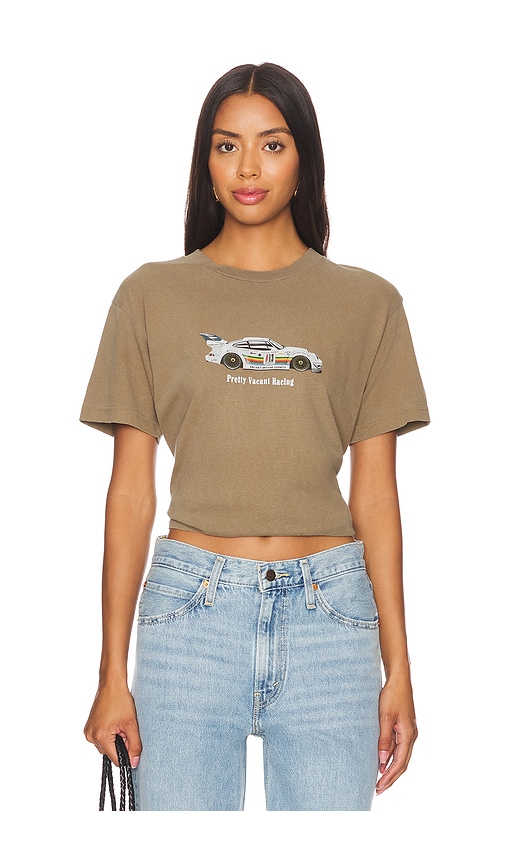 Pretty Vacant Vintage Racing Tee in Brown