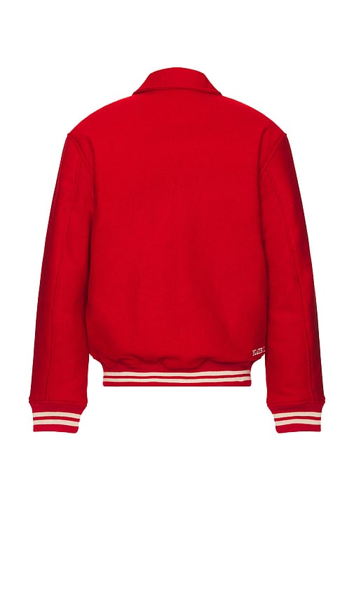 Playboy Est. La Varsity Jacket In Red