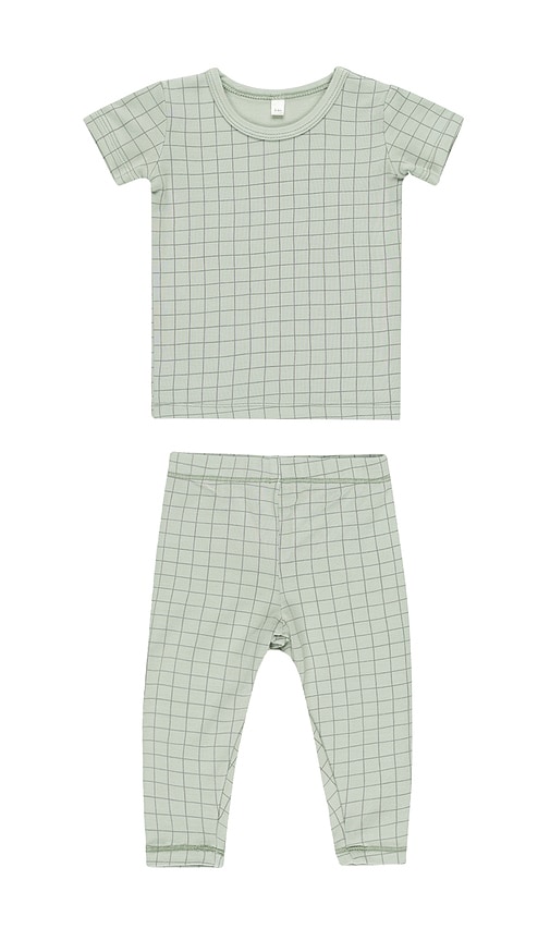 QUINCY MAE Kids Bamboo Short Sleeve Pajama Set