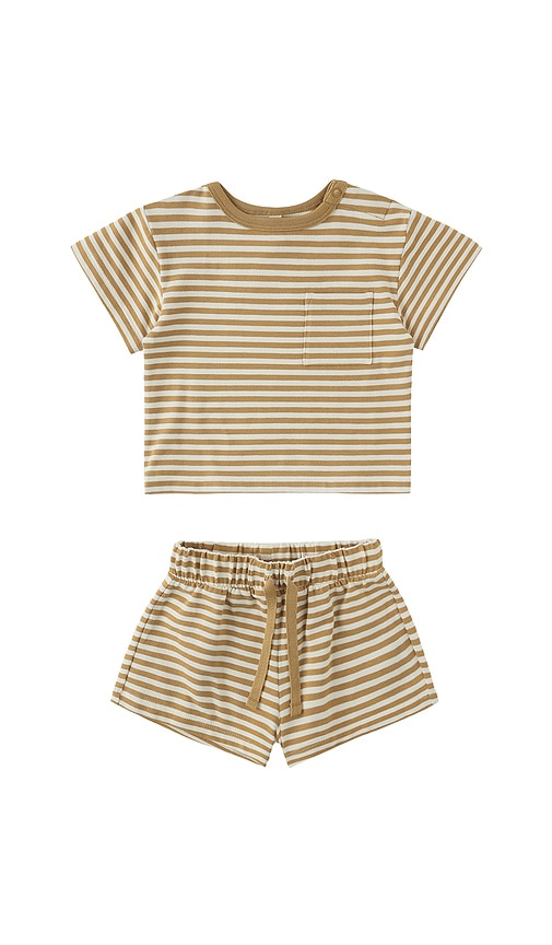 QUINCY MAE Boxy Pocket Tee & Short Set