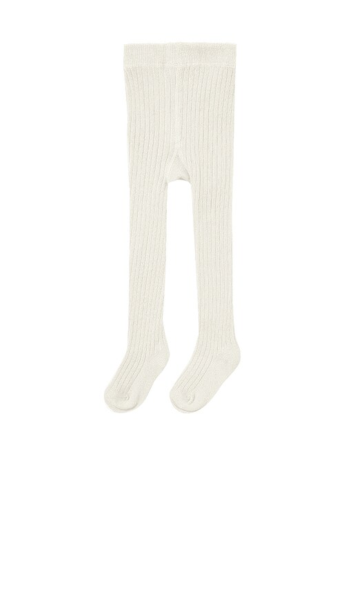 QUINCY MAE Kids Tights in Ivory
