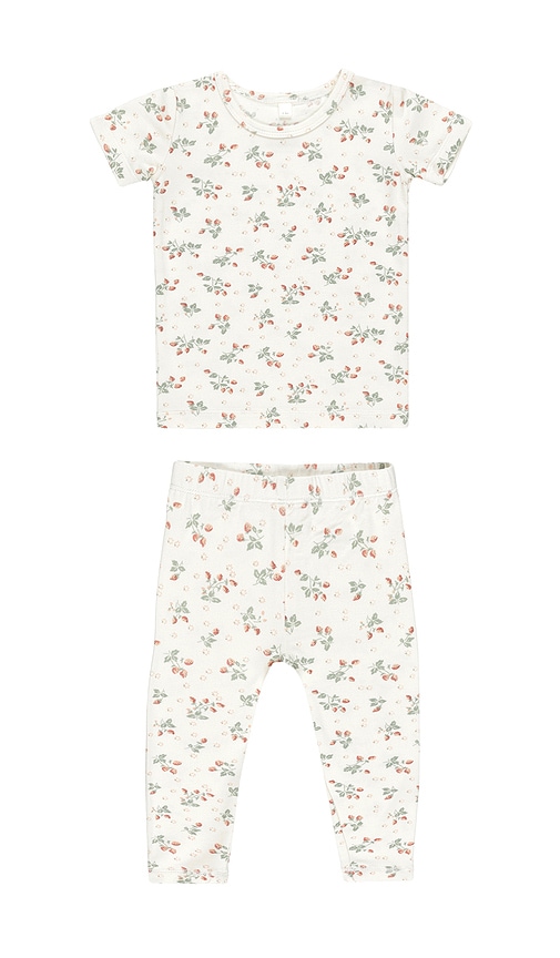QUINCY MAE Kids Bamboo Short Sleeve Pajama Set