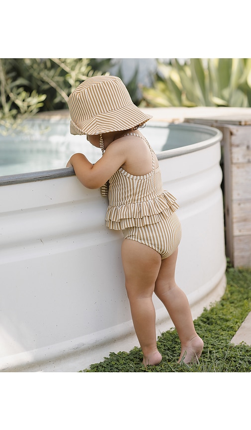  Quincy Mae Badeanzug In Brown. Größe 12-18m. Also In 2-3yr, 4-5yr. 
