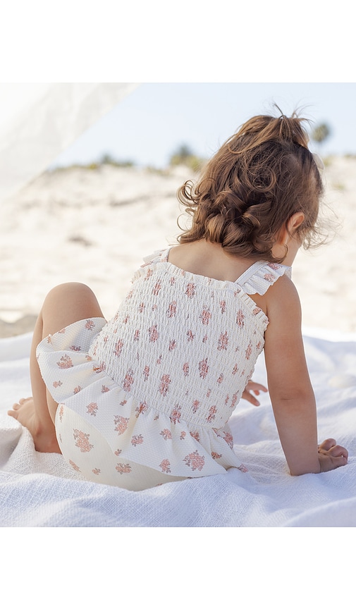  Quincy Mae Badeanzug In Ivory. Größe 2-3yr. Also In 4-5yr. 
