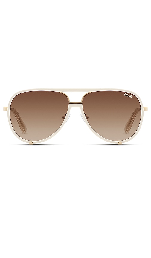 Quay High Profile Sunglasses in Brown.