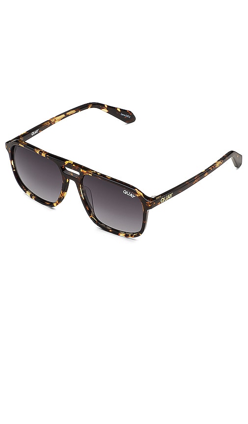 Shop Quay On The Fly Sunglasses In Black