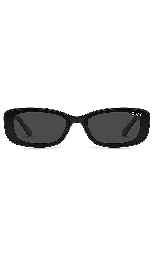 Quay Vibe Check Sunglasses in Black.