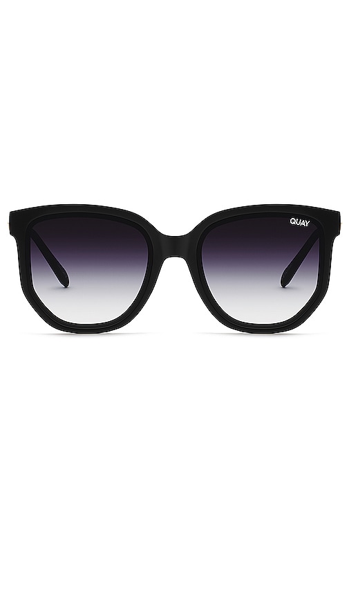 Quay Coffee Run 53mm Polarized Sunglasses In Black,smoke Polarized ...