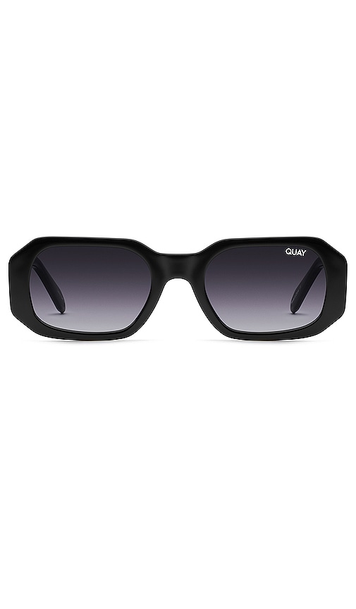 Quay Hyped Up Sunglasses in Black.