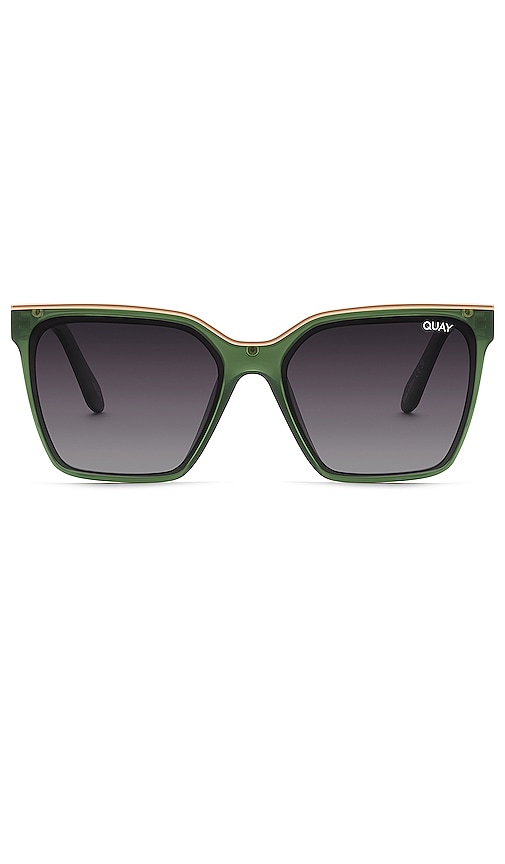 Quay Level Up Sunglasses in Green.