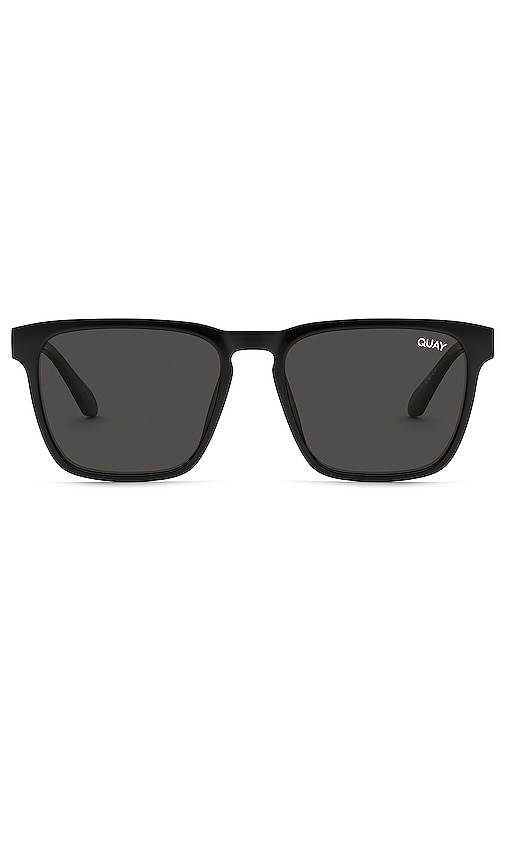 Quay Unplugged Sunglasses in Black.