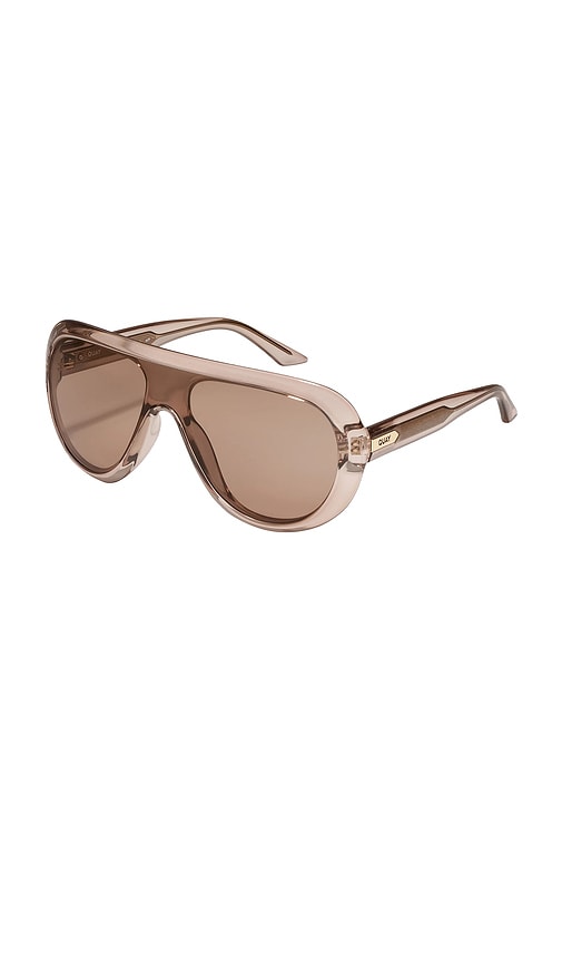 Quay Set List Sunglasses In Brown