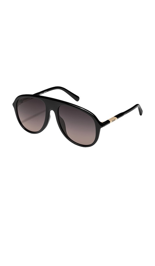Quay Chart Topper Sunglasses In Black