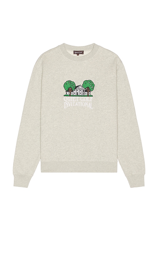 Invitational Crew Neck Sweatshirt in Light Grey. - size L (also in M, S, XL/1X, XXL/2X) - Quiet Golf - Modalova