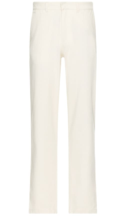 Quiet Golf Monogram Twill Pants In 米色