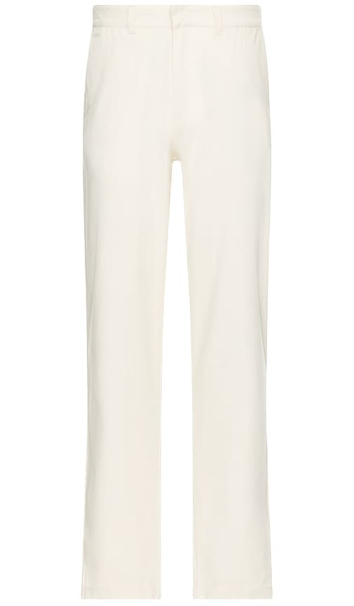 Shop Quiet Golf Badge Pants In 米色