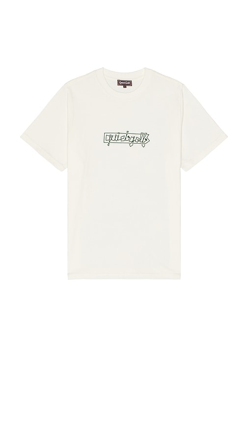 Quiet Golf Bent T-shirt In White