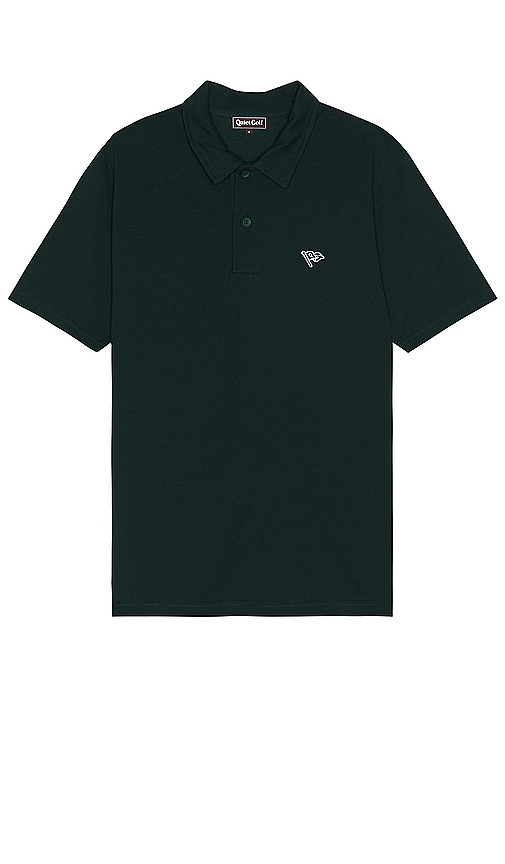 Shop Quiet Golf Pennant Polo In Green