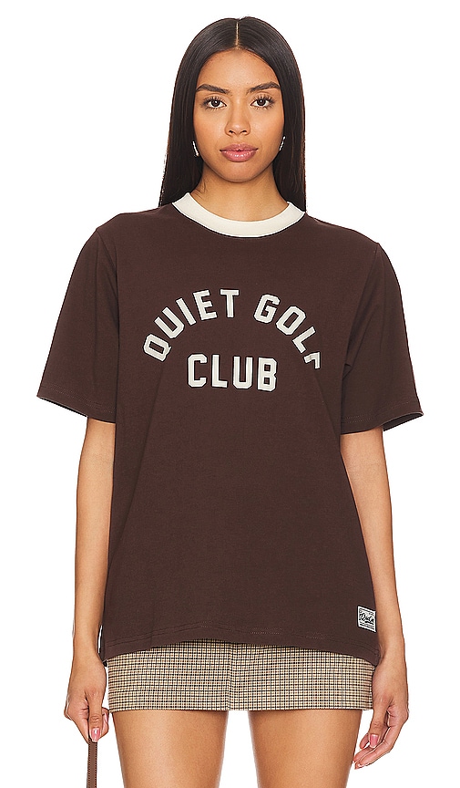 Shop Quiet Golf Qgcu T-shirt In Brown