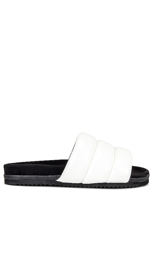 R0AM Puffy Slide in White