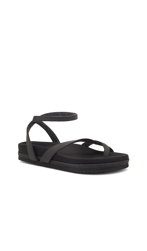 Shop R0am Cross Wrap Sandal In Black