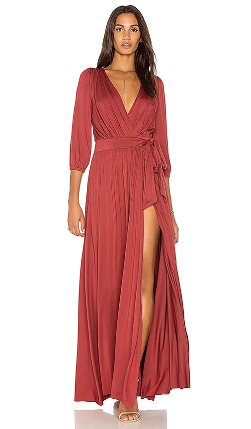 Rachel Pally Ingrid Maxi Dress in Nebbiolo | REVOLVE