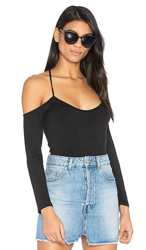Rachel Pally Tati Bodysuit in Black