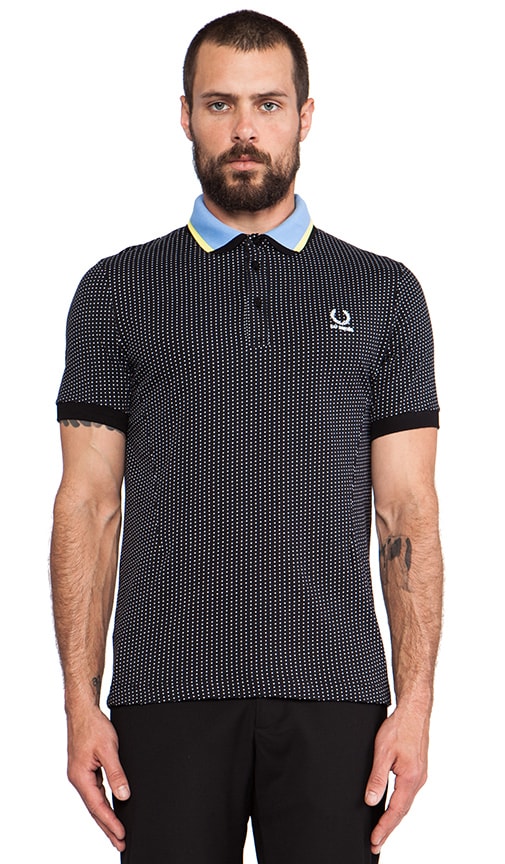 Jacquard Square Fred Perry Shirt