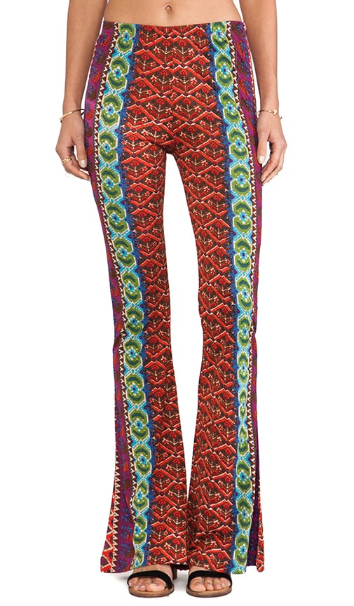Printed Wide Leg Pants