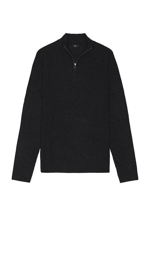 Shop Rails Stark Half Zip Sweater In Cast Iron