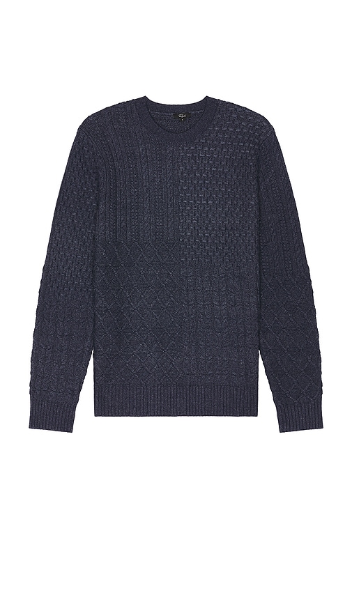 Shop Rails Biarritz Sweater In Multi Weave Indigo