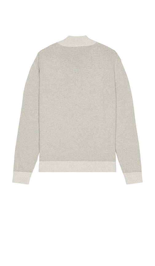 Rails Waylon Quarter Zip Sweater In Gray